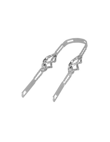 16 Cage Twisted Fender Braces Chrome.